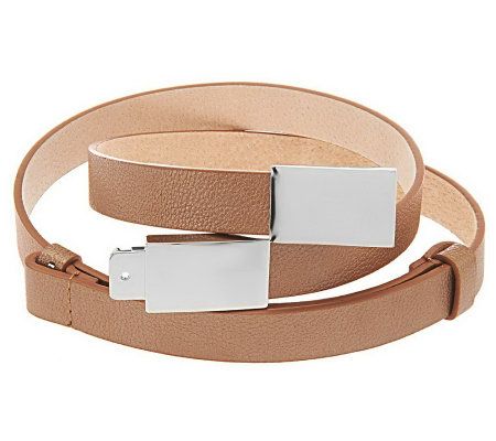 Amiee Lynn Pearlized Adjustable Belt with Interlock Buckle - A230127