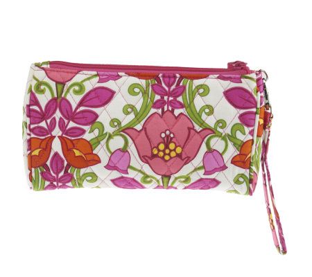 Vera Bradley Signature Print Pushlock Wristlet