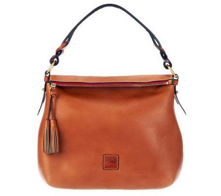 As Is Dooney & Bourke Florentine Leather Twist Strap Hobo Bag - A237127