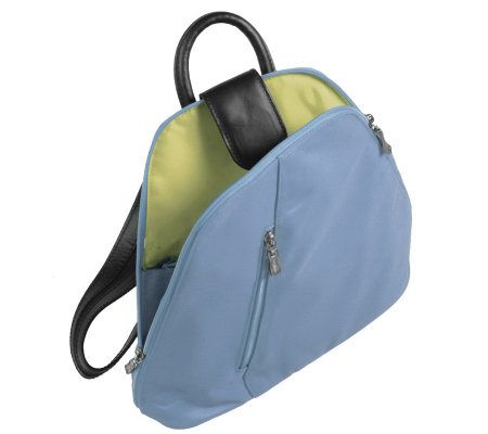 baggallini Crinkle Nylon Urban Backpack with Organizers - A139328