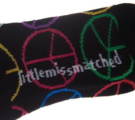 little missmatched CrazyCoordinate Peace & Love Knee Highs