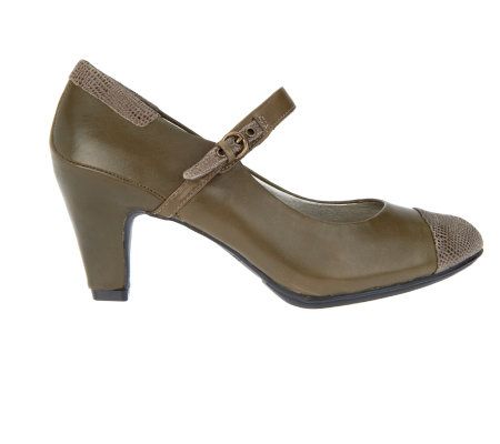 Aetrex Taylor Leather Mary Jane Pumps