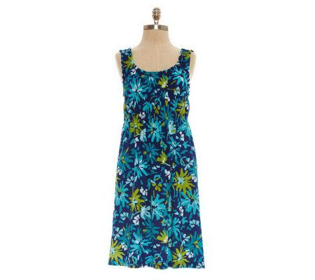 Stan Herman Summer Love Printed Jersey Knit Tank Dress - A324228