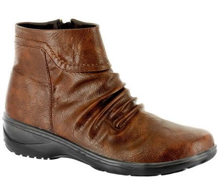 Easy Street Maine Pleated Ankle Boots