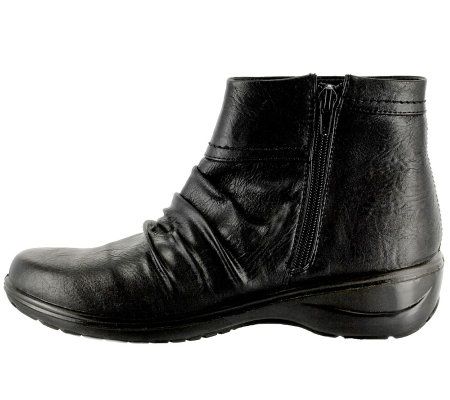 Easy Street Maine Pleated Ankle Boots