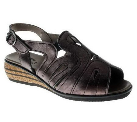 Spring Step Style Talitha Leather Slingback San dals - A328828