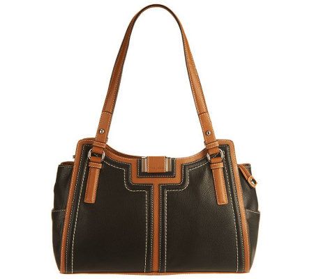Tignanello Pebble Leather Double Handle Large Shopper - A224929
