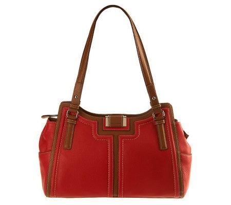 Tignanello Pebble Leather Double Handle Large Shopper - A224929