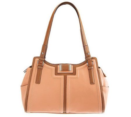 Tignanello Pebble Leather Double Handle Large Shopper - A224929