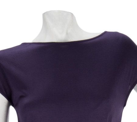 GF by Geren Ford Knit Dress with Sheer Detail