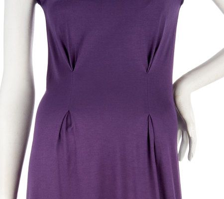 GF by Geren Ford Knit Dress with Sheer Detail