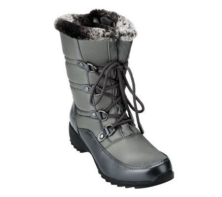 Weatherproof Janice Lace-up Water Resistant Boots - A227429