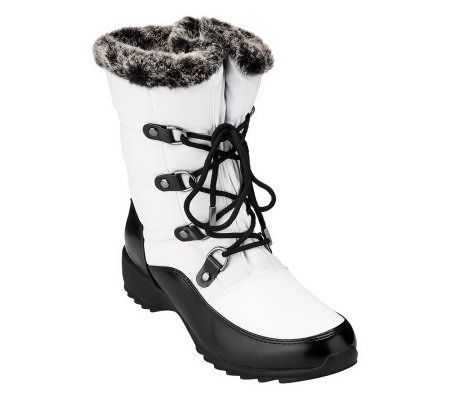 Weatherproof Janice Lace-up Water Resistant Boots - A227429