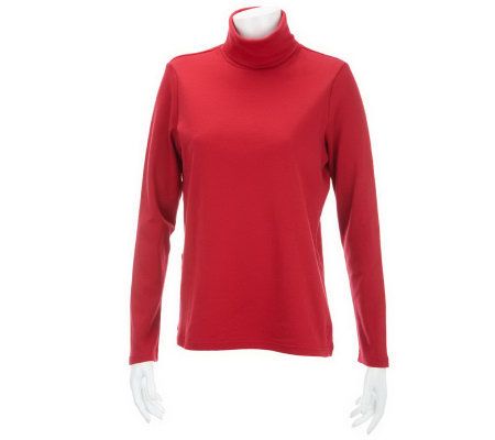 Liz Claiborne New York Essentials Long Sleeve Turtleneck - A227829