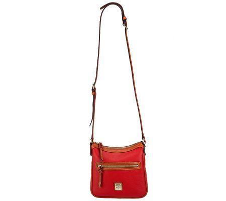 Dooney & Bourke Pebble Leather Pocket Crossbody Bag