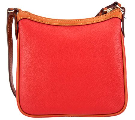 Dooney & Bourke Pebble Leather Pocket Crossbody Bag