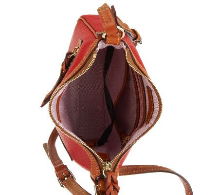 Dooney & Bourke Pebble Leather Pocket Crossbody Bag
