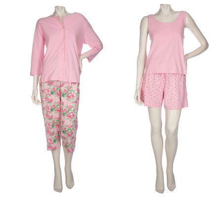 Carole Hochman 4-piece Stretch Knit Lounge Set - A50329