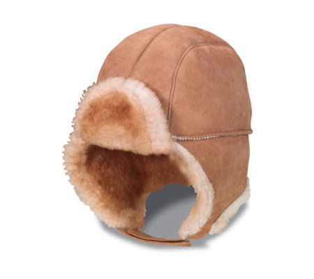 Minnetonka Sheepskin Hat w/Foldable Earflaps - A146830