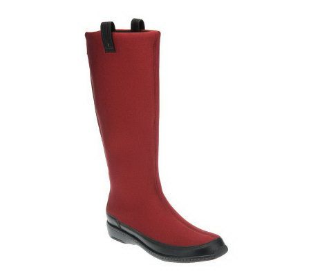 Aetrex Berries Tall Boots with Leather Details - A229530
