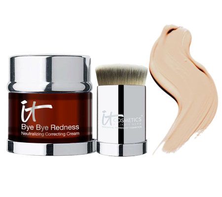 It Cosmetics Bye Bye Redness Anti-Aging Cream w/ Brush Auto-Delivery - A234830