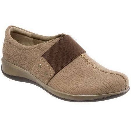 SoftWalk Tanner Leather Slip On Shoes - A321730