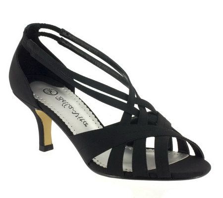 Bella Vita Lattice Open Shank Sandals - A322830