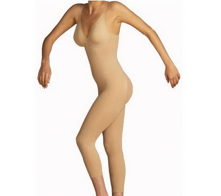 Lipo in a Box Firm Control Capri Bodysuit w/ Underwire - A183631