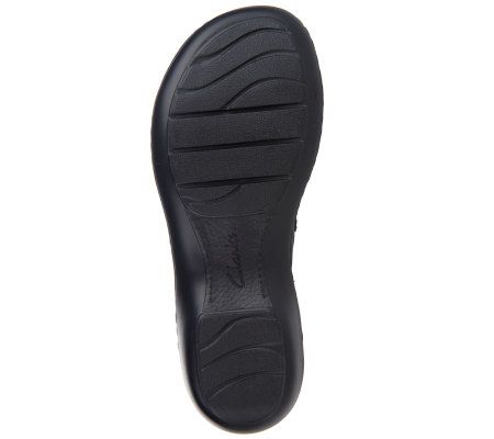 Clarks Bendables Ina Arrow Slides w/ TopstitchDetail