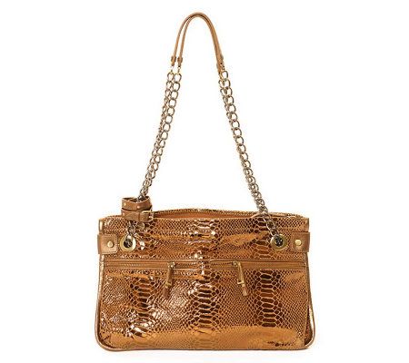 C. Lili by CoralieCharriol Leather Marielle East/West Bag - A202331