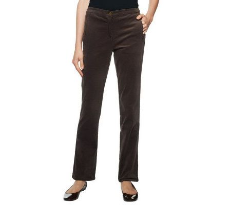 Liz Claiborne New York Jackie Fine Wale Corduroy Pants - A217131