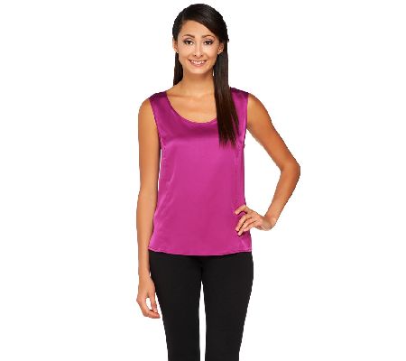 Bob Mackies Georgette Mariposa Print Cascade Twinset