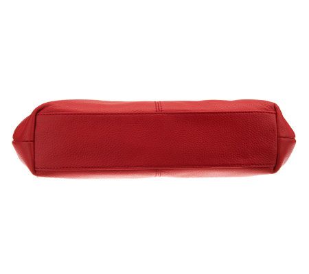 Tignanello Pebble Leather Charming Chain Tote Bag