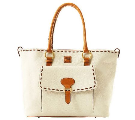 Dooney & Bourke Florentine Leather Large Pocket Shopper - A225631