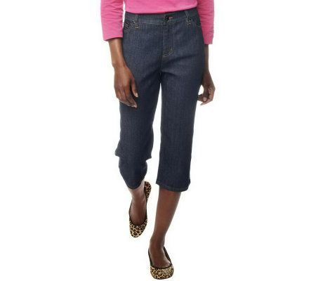 Liz Claiborne New York Petite Jackie Capri Jeans - A231931