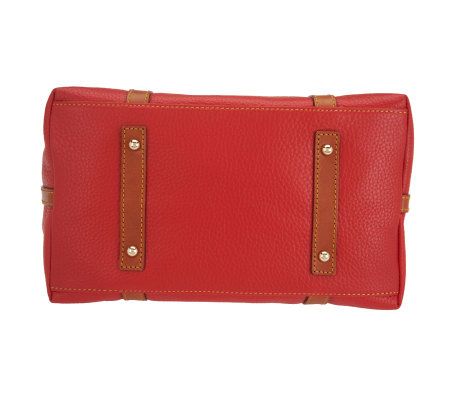 Dooney & Bourke Pebble Leather Pocket Shoulder Bag