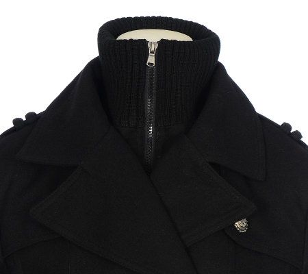 Excelled Wool Military Jacket
