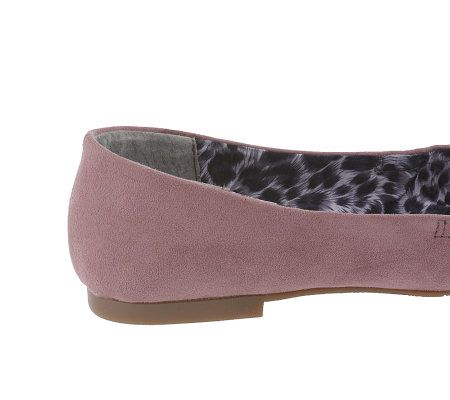 KathyVanZeeland Ballerina Flats with Charm Detail