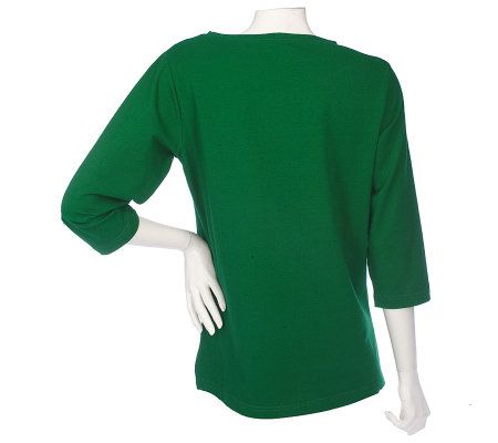 Bob Mackies Dragonfly Beaded and Embroidered Top