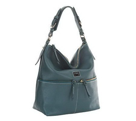 Dooney & Bourke Dillen Leather Medium Zipper Pocket Sac Hobo Bag - A213632