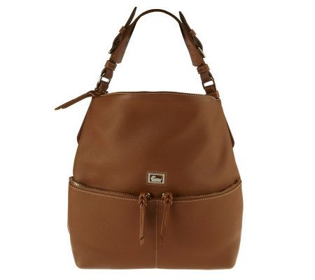Dooney & Bourke Dillen Leather Medium Zipper Pocket Sac Hobo Bag - A213632