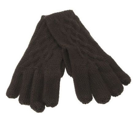Ruyi Cable Knit Gloves - A219932