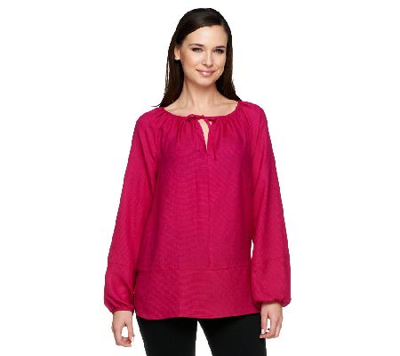 GF by Geren Ford Hammered Tunic with Tie - A226632