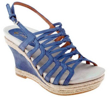 Earthies Saletta Wedge Sandals - A327432
