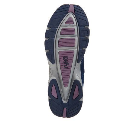 Ryka Water Resistant Suede Mules with Rocker Technology