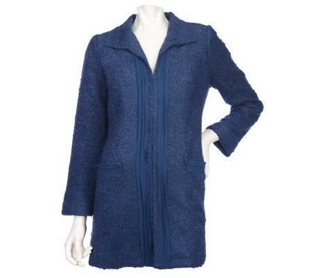 Motto Novelty Fully Lined Topper Jacket - A210433