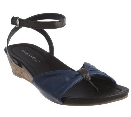 Tignanello Cork Bottom with Bow Detail & Ankle Strap - A214833