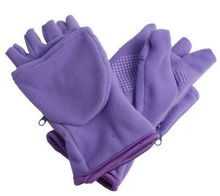 Multi-Mitt 4-Way Stretch Fleece Glove with Zip Compartment - A217433