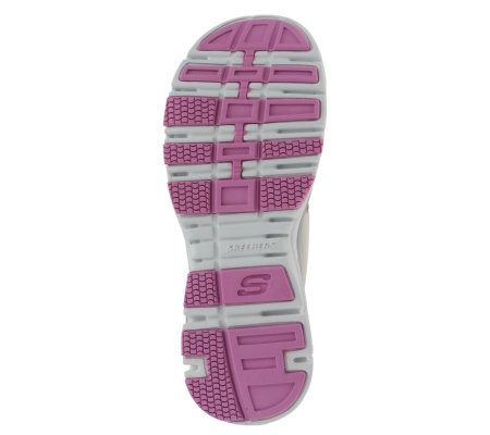 Skechers Criss Cross Strap Slide Sandals