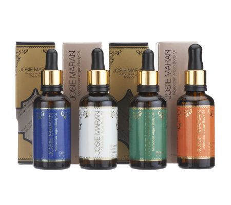 Josie Maran Set of 4 Scented Argan Oils - A226233
